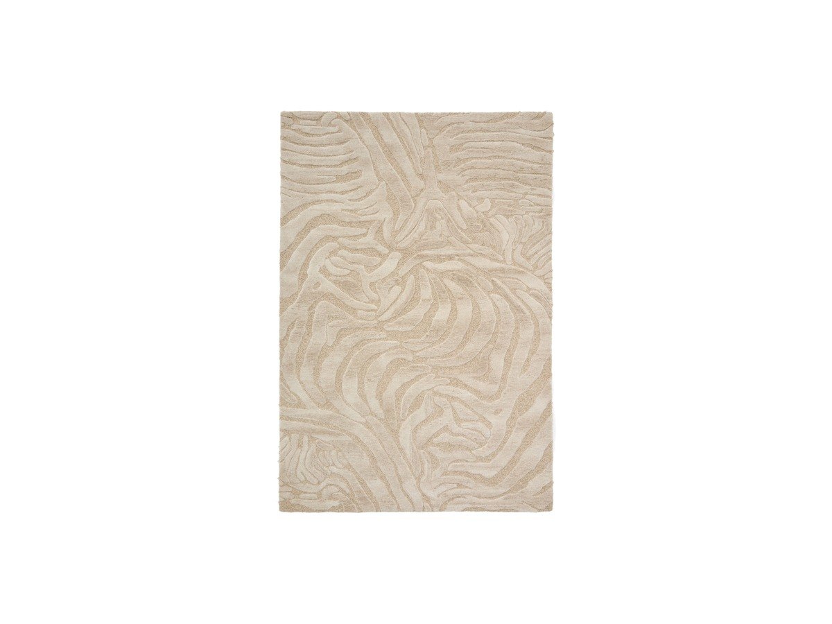 Kave Home Tribet wollenmix tapijt met zebrajacquard 200 x 300 cm