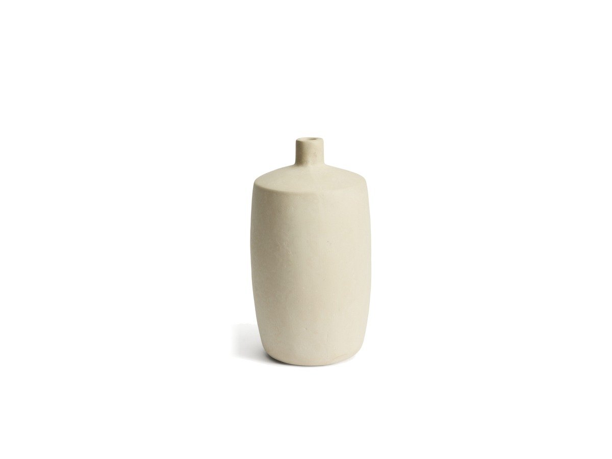 Kave Home Vaas Mireni van papier-maché beige Ø 39 cm